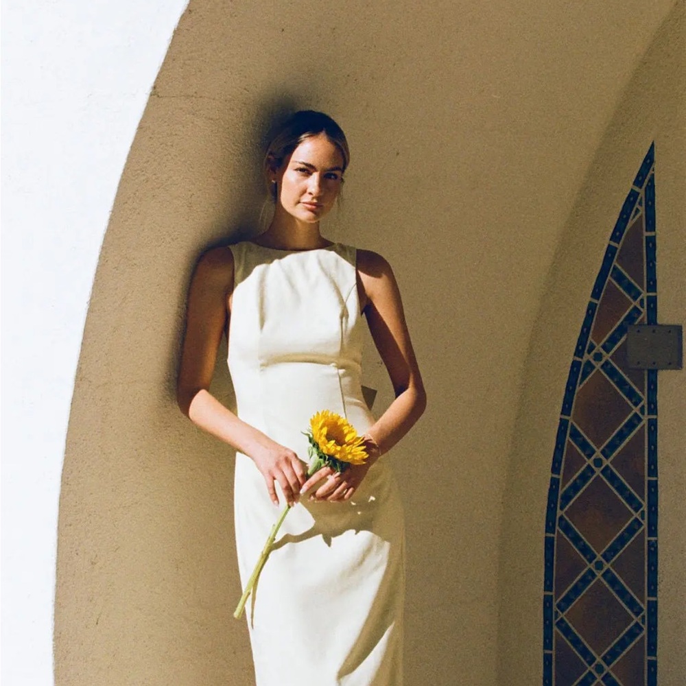 Anne Louise Boutique Buttercream Bow Dress - Picture 3 of 4